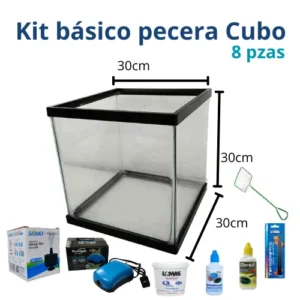 Kit básico Pecera Cubo